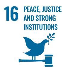 Peace and justice graphic