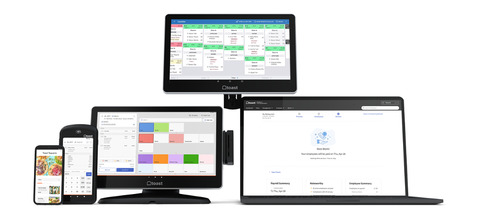 Toast online ordering system