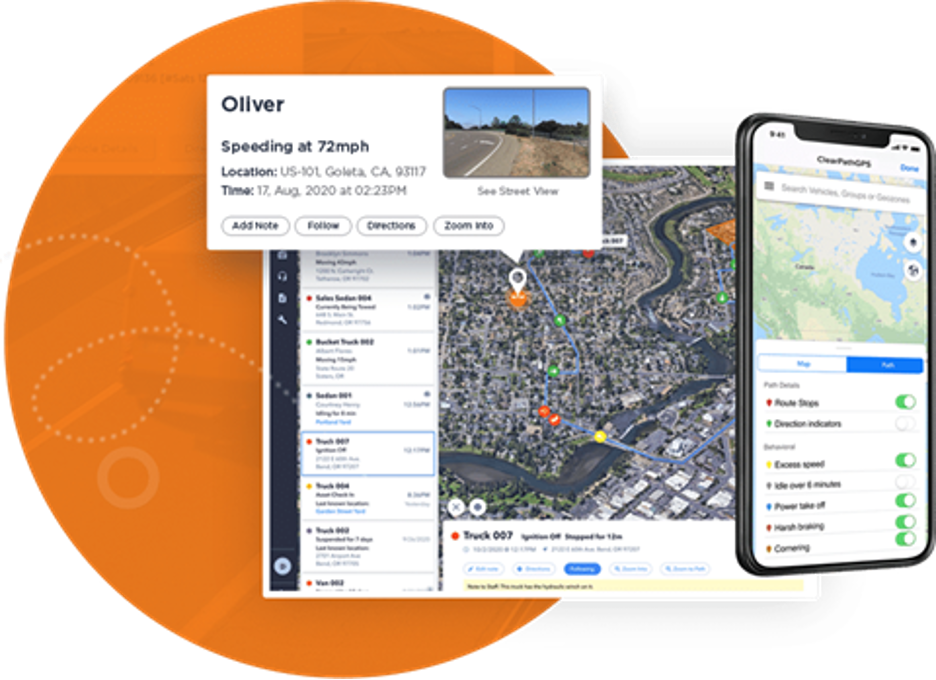 ClearPathGPS map and mobile app