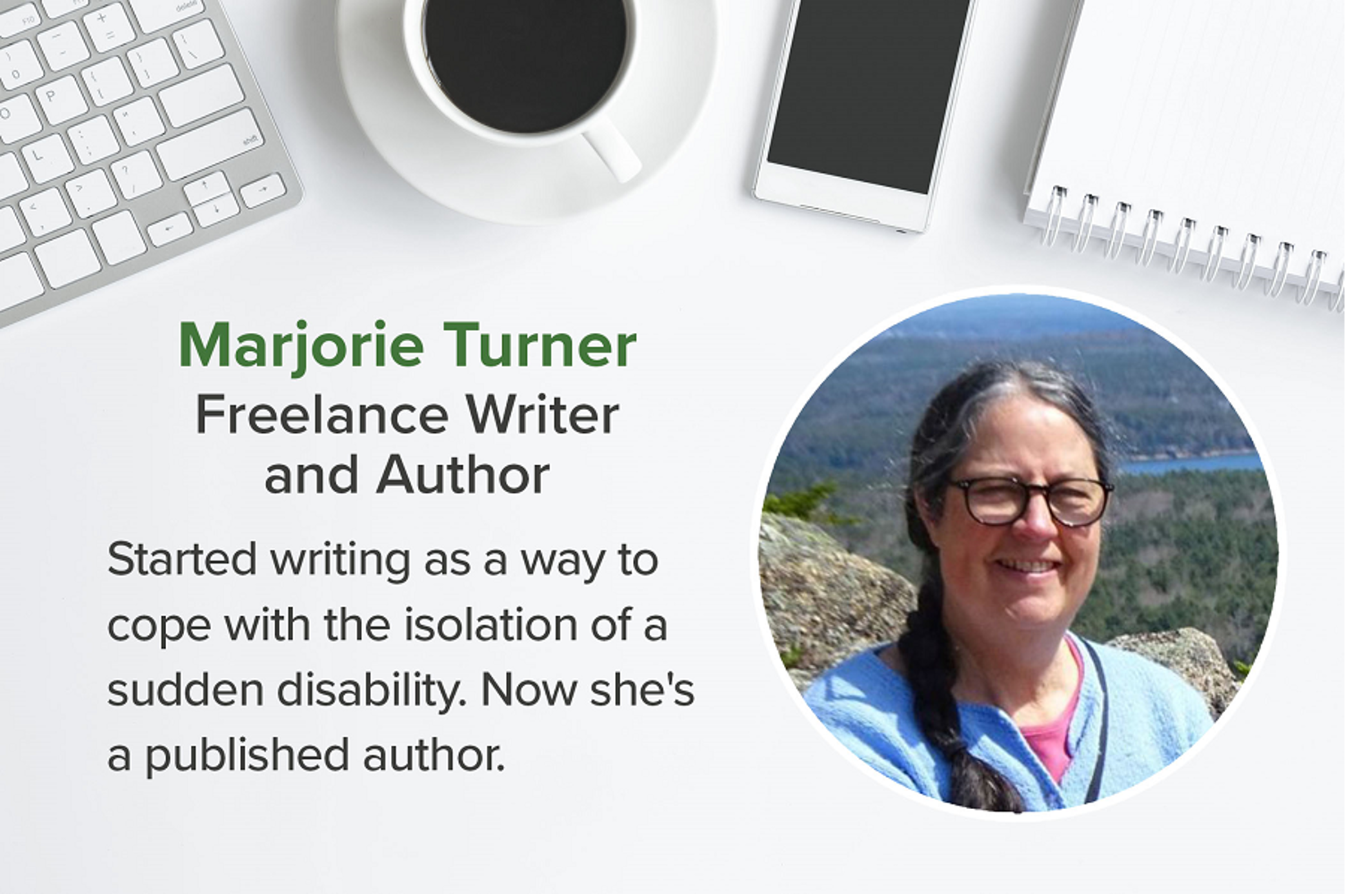 Marjorie Turner freelance writer and author