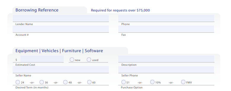 Crest Capital application