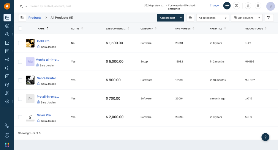 Freshworks CPQ module