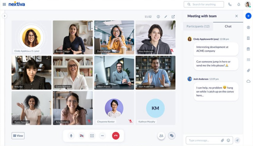 Nextiva video calls