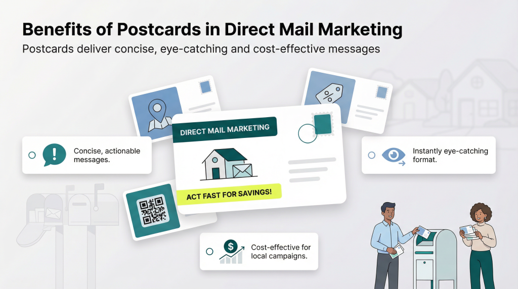 Direct Mail Post It Note Postcard Sizes Which Is Best For You Rtc Direct Mailing