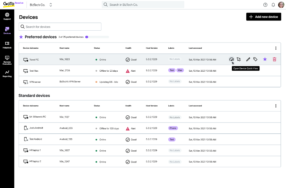 GoTo Resolve multiple monitors screen