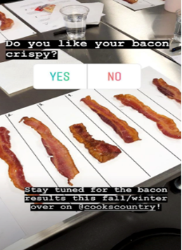 America's Test Kitchen Instagram Survey