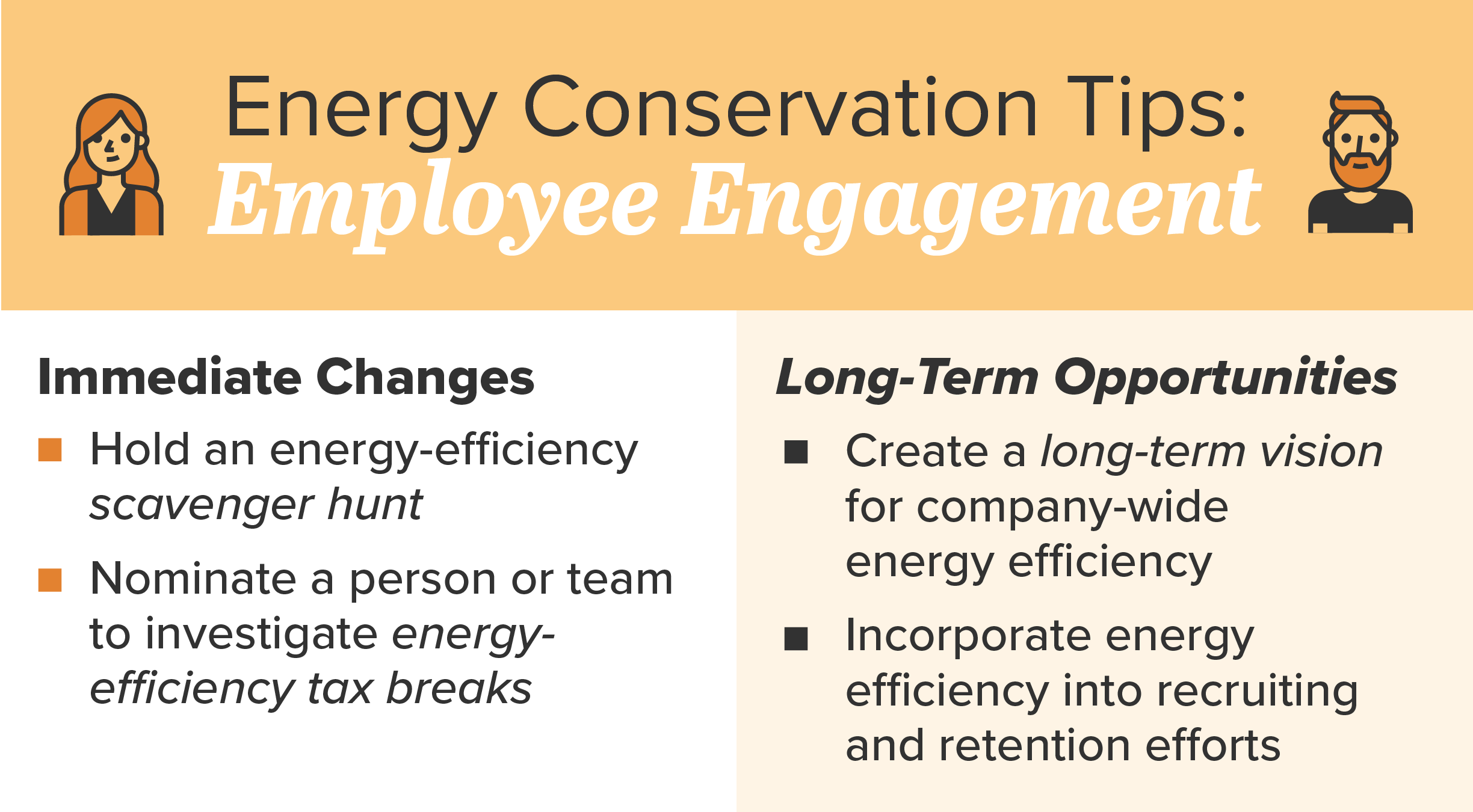 Energy Saving Tips, Savings & Incentives, Your Business