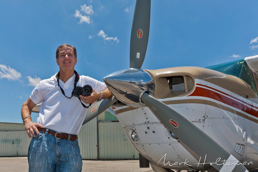  Mark Holtzman, retired sales manager turned aerial photographer