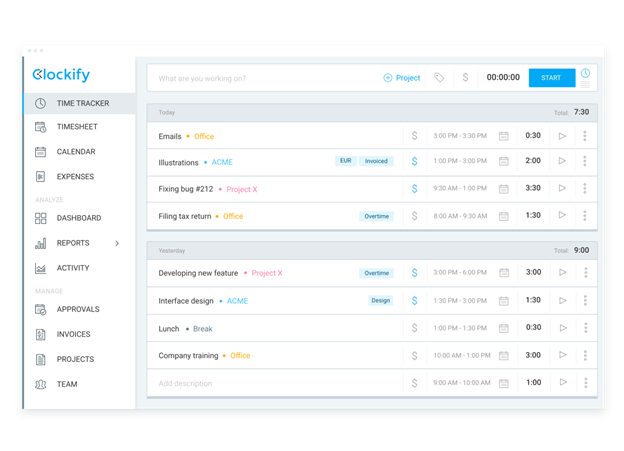 Can Clockify detect idle time • Clockk