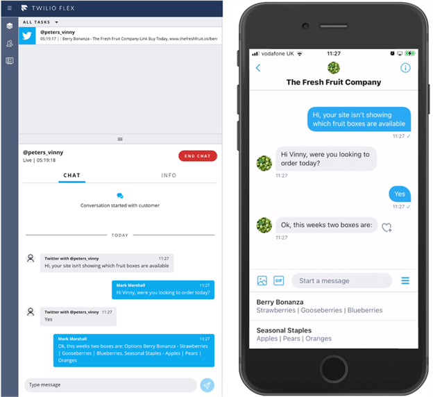 Twilio customer conversation 