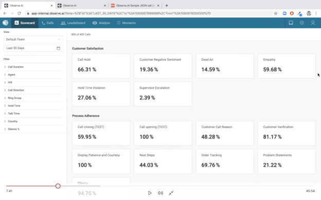 Five9 can track customer emotion