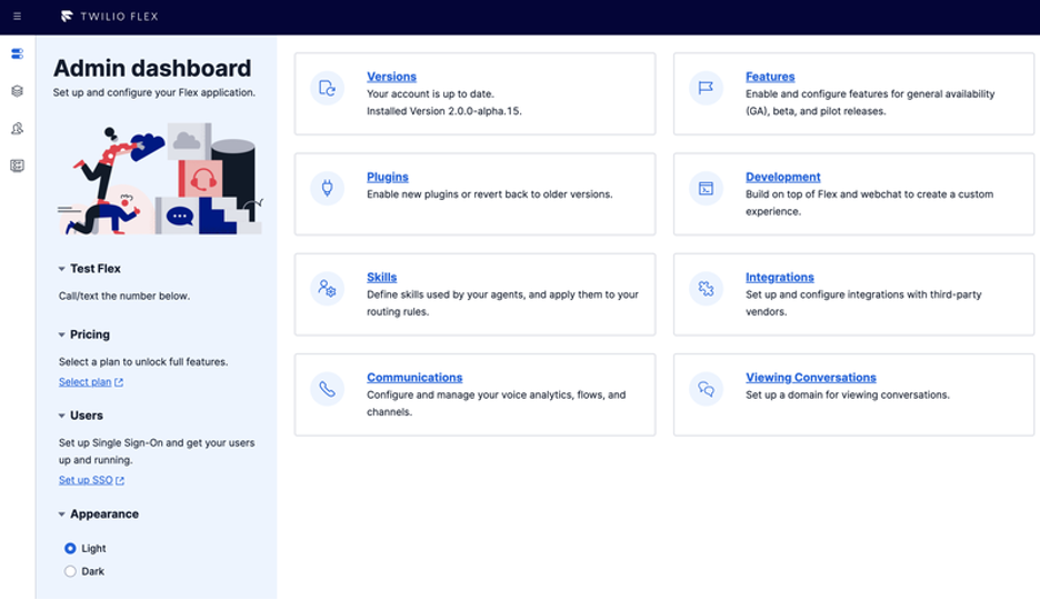 Textedly admin dashboard