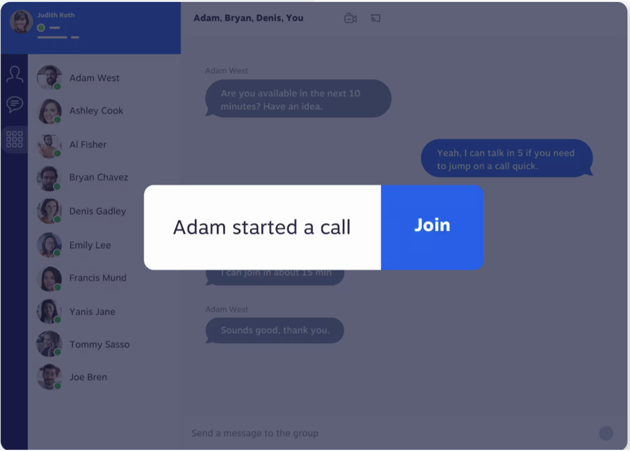 Nextiva text chat to audio and video 