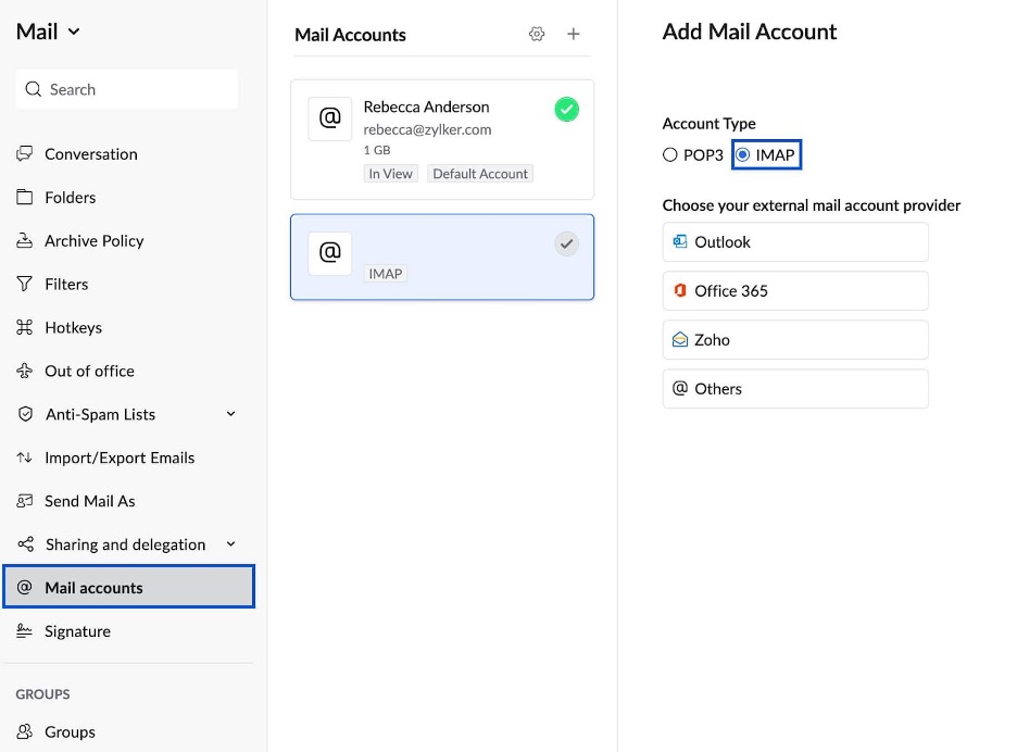 Zoho CRM platform